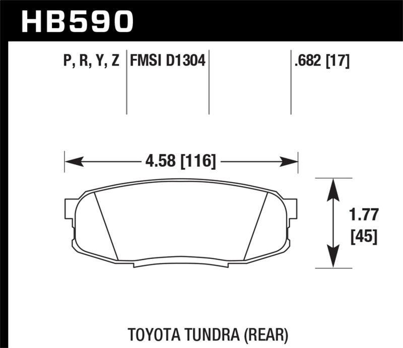 Hawk LTS Street Brake Pads - Torque Motorsport