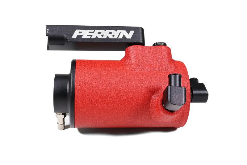 Perrin 22-23 Subaru WRX Air Oil Separator - Red - Torque Motorsport