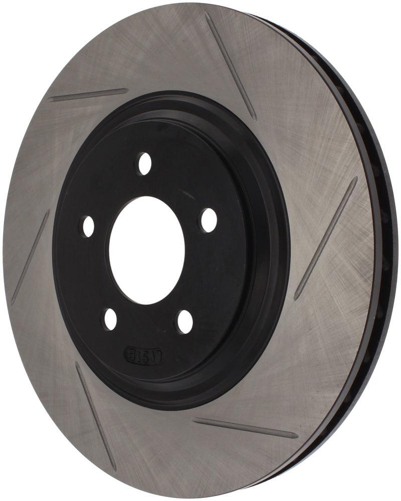 StopTech Power Slot 94-04 Ford Mustang Front Left Slotted Rotor - Torque Motorsport