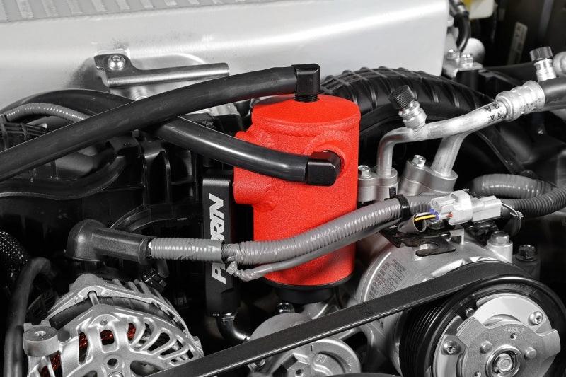 Perrin 22-23 Subaru WRX Air Oil Separator - Red - Torque Motorsport