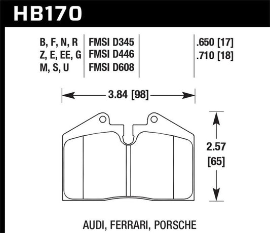 Hawk 91-96 Porsche 911 HPS 5.0 Performance Street Rear Brake Pads - Torque Motorsport