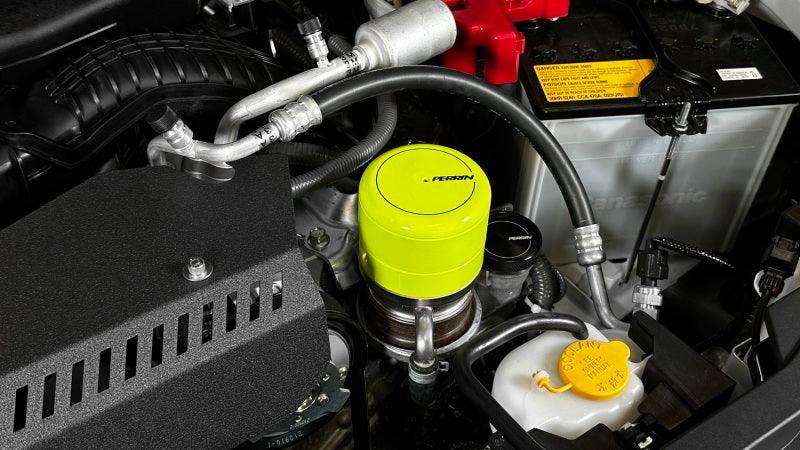 Perrin 2015+ Subaru WRX/STI Oil Filter Cover - Neon Yellow - Torque Motorsport