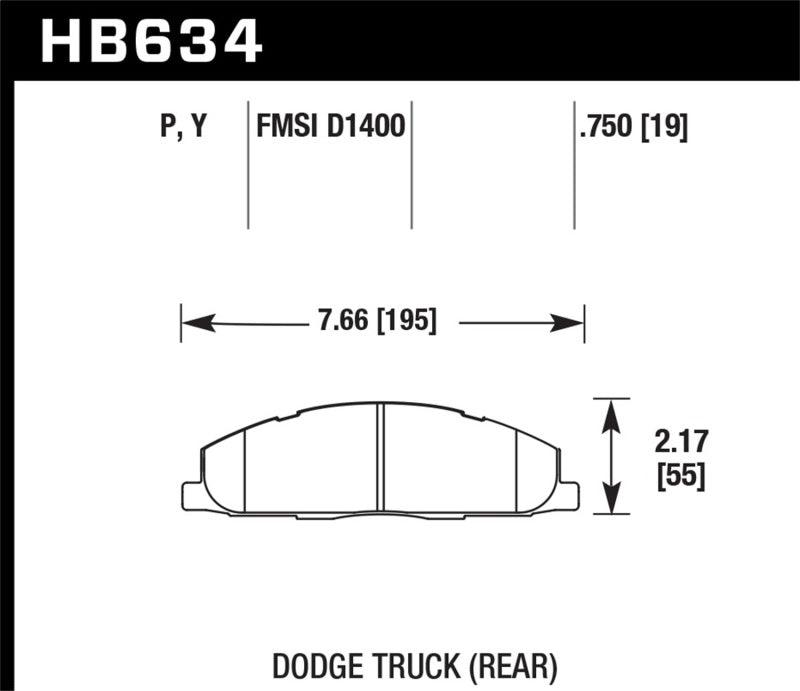 Hawk 09-14 Dodge Ram 2500/3500 Rear LTS Brake Pads - Torque Motorsport