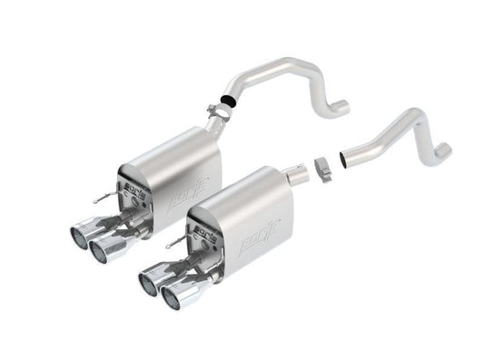 Borla 09-12 Corvette Coupe/Conv 6.2L 8cyl 6spd RWD inS-Type IIin Exhaust (rear section only) - Torque Motorsport