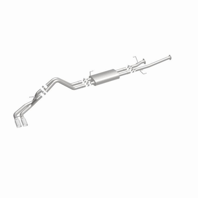 MagnaFlow 14 Toyota Tundra V8 4.6L/5.7L Stainless C/b Exhaust Dual same side pass. rear tire - Torque Motorsport