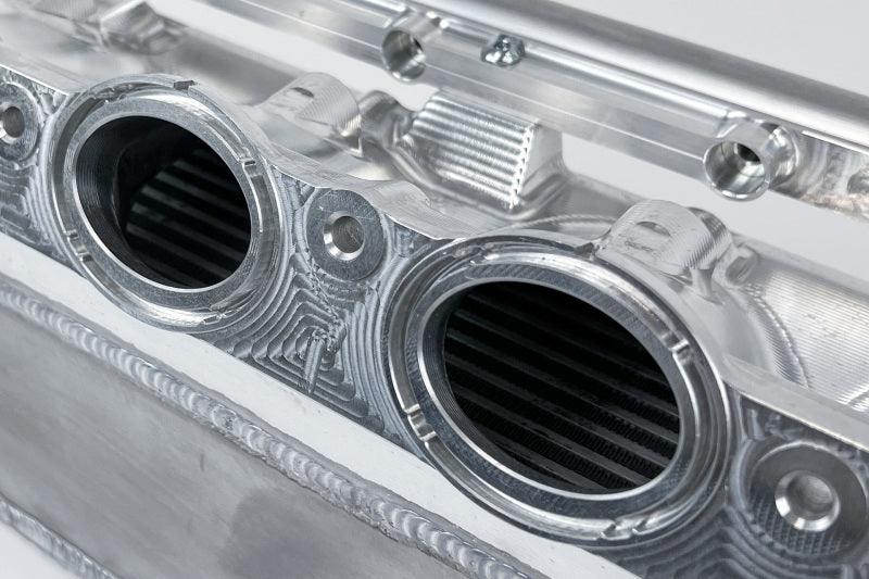 CSF Gen 2 B58 Race X Charge-Air-Cooler Manifold - Raw Billet Aluminum Finish - Torque Motorsport