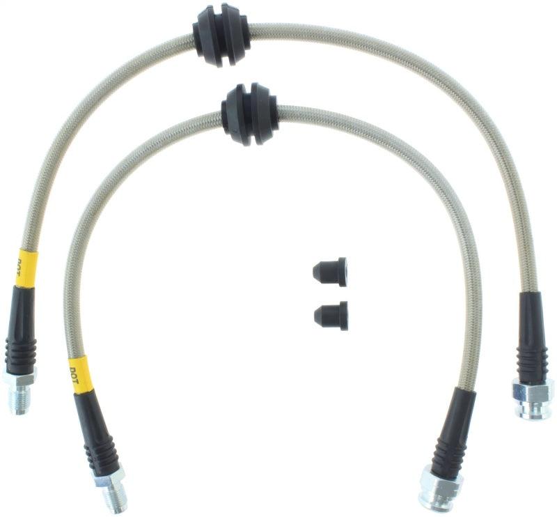 StopTech 2013-2014 Ford Focus ST Stainless Steel Rear Brake Lines - Torque Motorsport