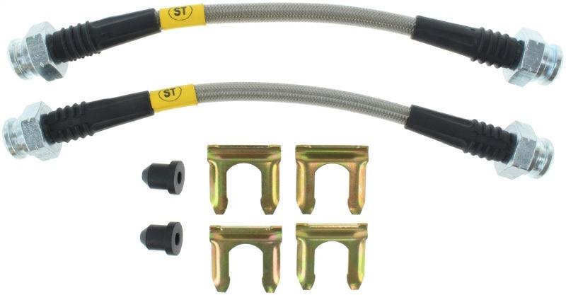 StopTech 2/89-96 Nissan 300ZX (Exc Turbo)/6/89-96 300ZX Turbo Stainless Steel Rear BBK Brake Lines - Torque Motorsport