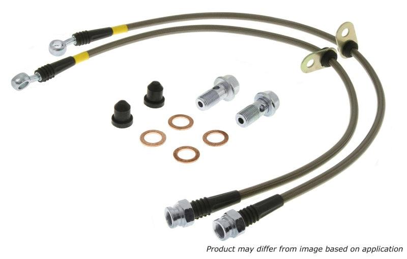 StopTech 06-17 Lexus HS250h / Toyota RAV4 Stainless Steel Front Brake Lines - Torque Motorsport