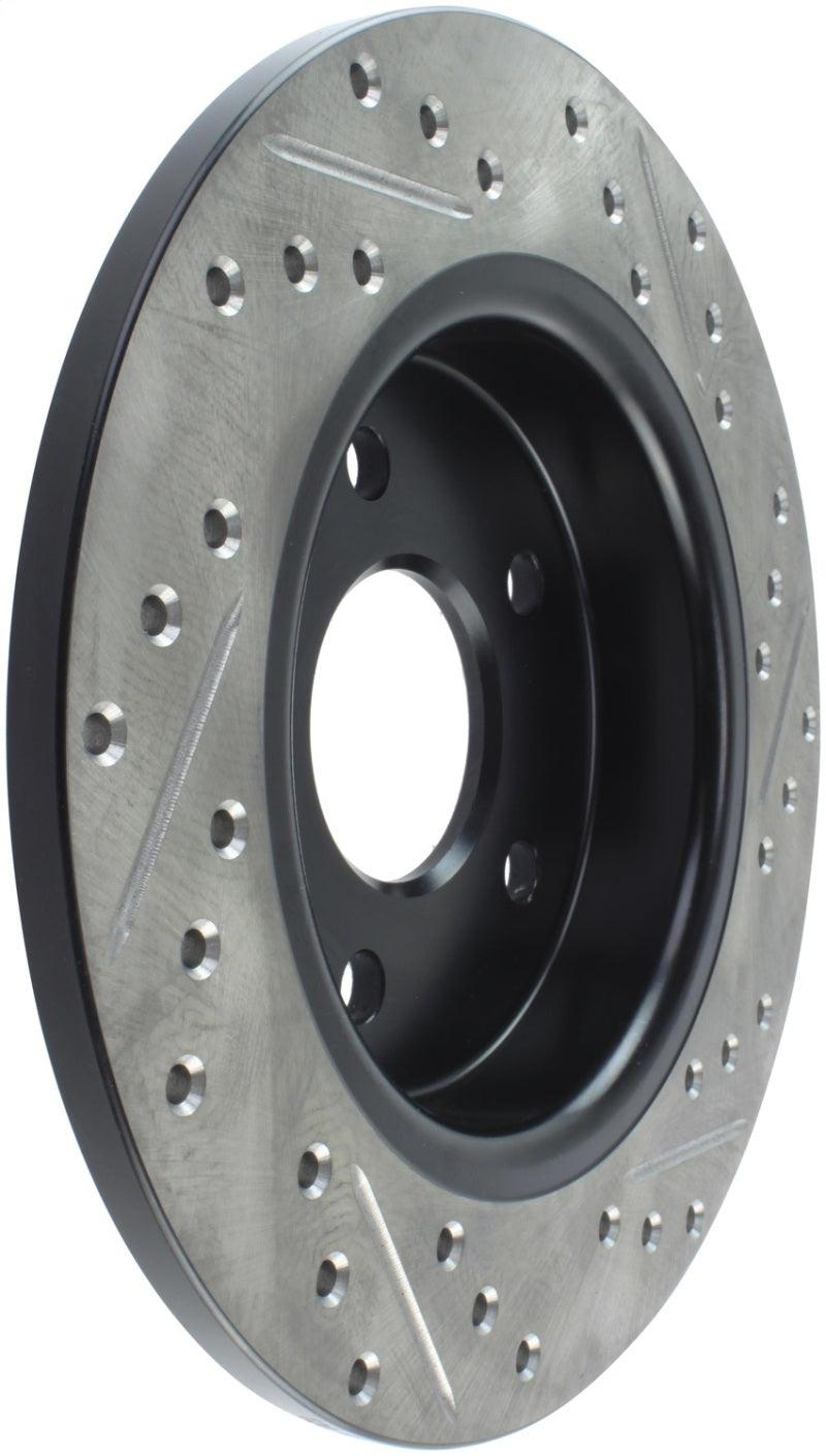 StopTech 12-15 Ford Focus w/ Rear Disc Brakes Rear Right Slotted & Drilled Rotor - Torque Motorsport