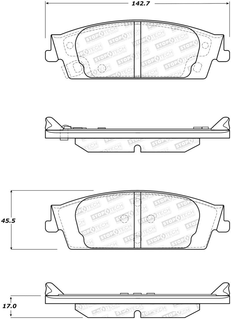 StopTech Street Brake Pads - Front/Rear - Torque Motorsport