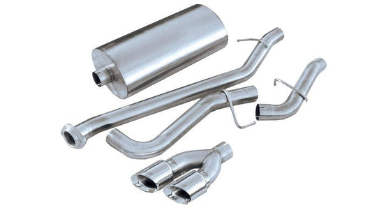 Corsa 02-07 Chevrolet Silverado Reg. Cab/Short Bed 1500 4.8L V8 Polished Touring Cat-Back Exhaust - Torque Motorsport