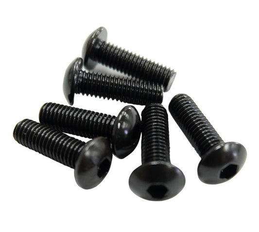 NRG Steering Wheel Screw Upgrade Kit (Flat) - Black - Torque Motorsport