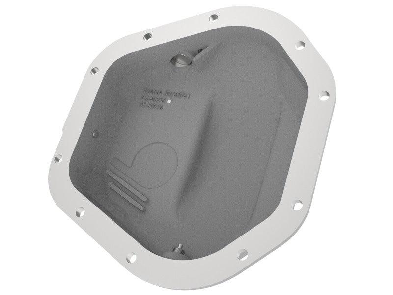 afe Front Differential Cover (Raw; Street Series); Ford Diesel Trucks 94.5-14 V8-7.3/6.0/6.4/6.7L - Torque Motorsport