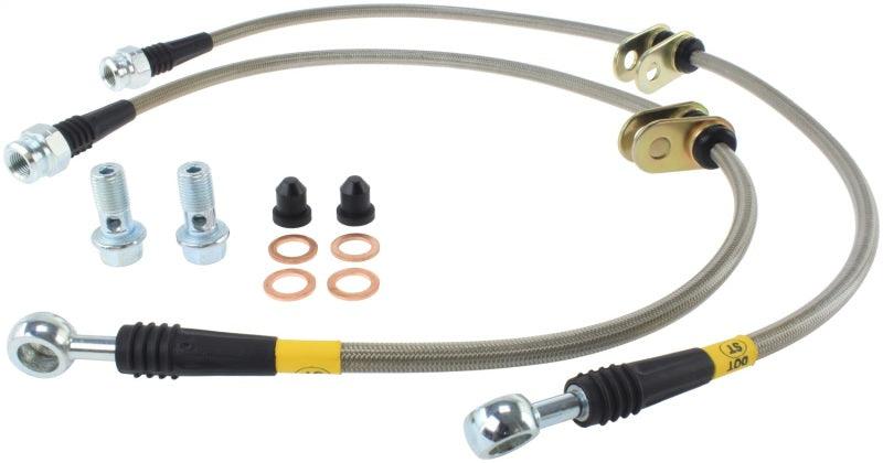 StopTech 00-05 Honda S2000 Front SS Brake Lines - Torque Motorsport