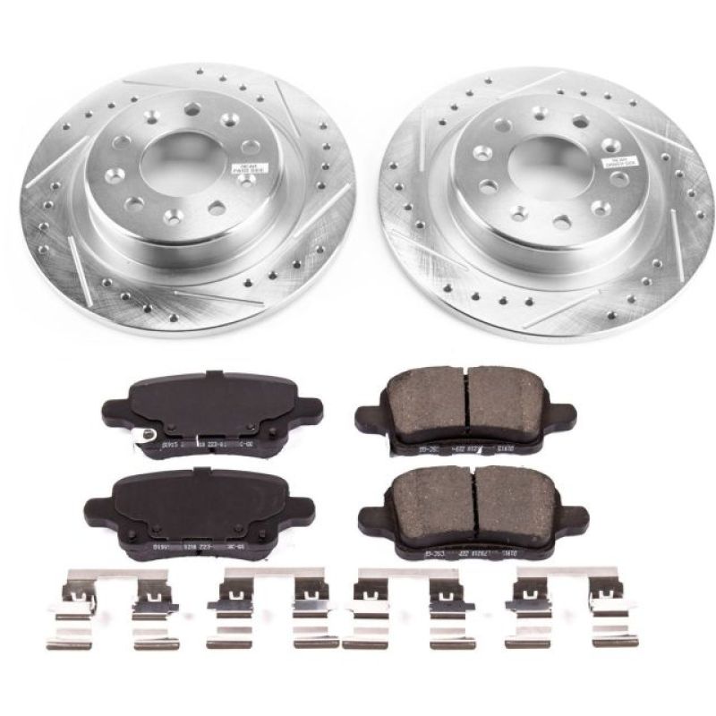 Power Stop 2018 Chevrolet Equinox Rear Z23 Evolution Sport Brake Kit