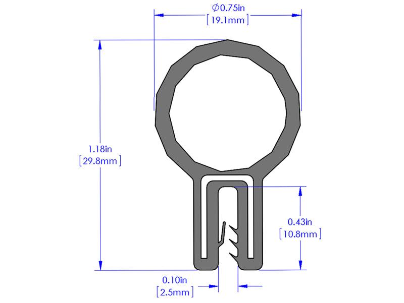 aFe MagnumFORCE Spare Parts Trim Seal Kit (1/16IN X 3/4IN) x 36IN L - Torque Motorsport