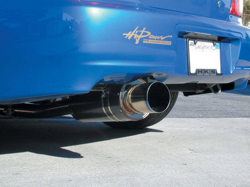 HKS 02-07 WRX / 04-07 STi Carbon Ti Exhaust - Torque Motorsport