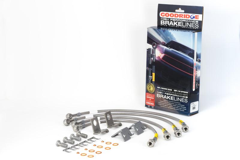 Goodridge 06-13 Chevrolet Corvette Z06/ZR1/Grand Sport Stainless Steel Brake Lines Kit - Torque Motorsport