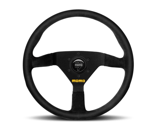 Momo MOD78 Steering Wheel 320 mm - Black Leather/Black Spokes - Torque Motorsport