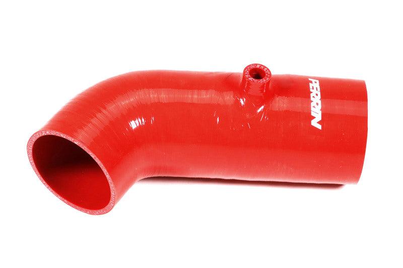 Perrin 22-23 Subaru BRZ/Toyota GR86 Silicone Inlet Hose (3in. ID / SS Wire) - Red - Torque Motorsport