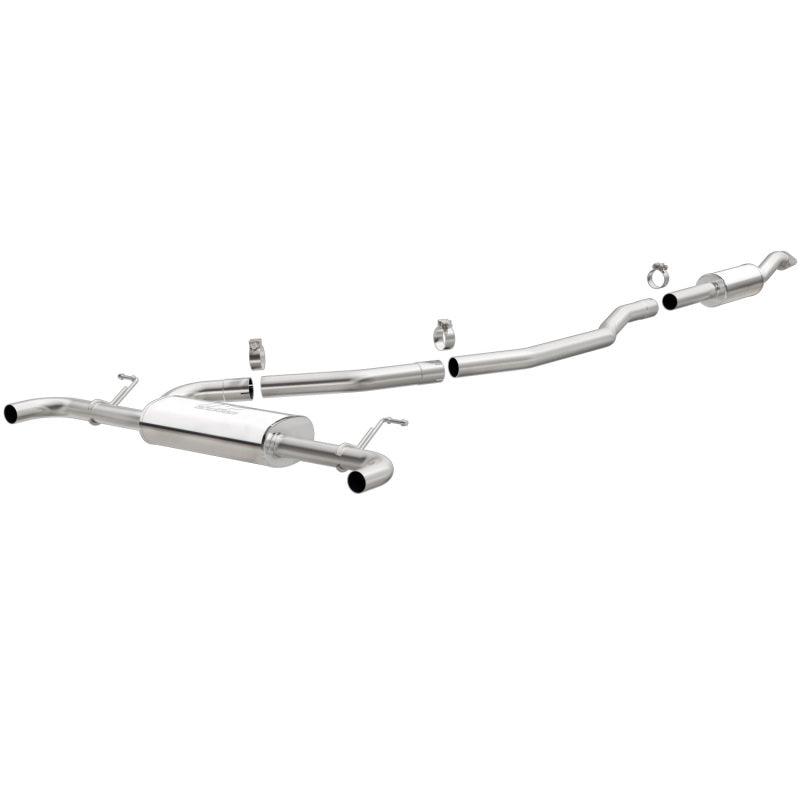 MagnaFlow 13-15 Lincoln MKZ L4 2.0L Turbo Stainless Cat Back Performance Exhaust Dual Split Rear - Torque Motorsport