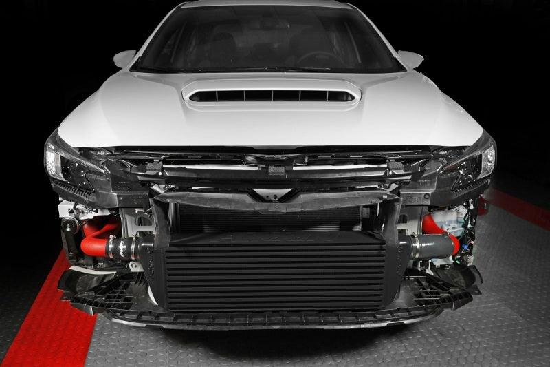 Perrin 22-23 Subaru WRX Front Mount Intercooler Kit (Red Tubes & Black Core) - Torque Motorsport