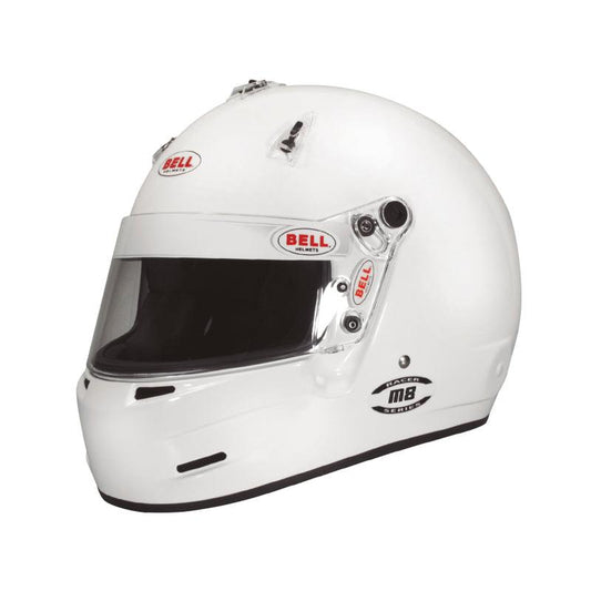 Bell M8 SA2020 V15 Brus Helmet - Size 58-59 (White) - Torque Motorsport