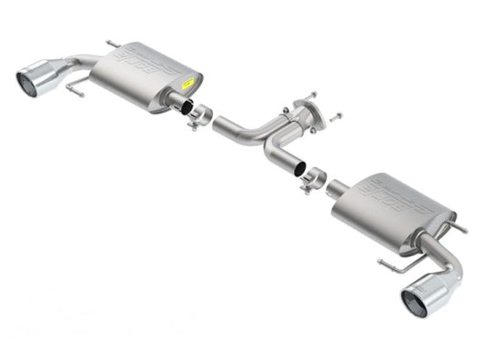 Borla 14-16 Mazda 3 2.0/2.5L AT/MT FWD S-Type Cat-Back Exhaust Single Split Rear Exit - Torque Motorsport