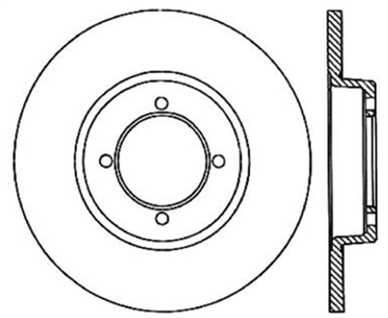 StopTech Slotted & Drilled Sport Brake Rotor - Torque Motorsport