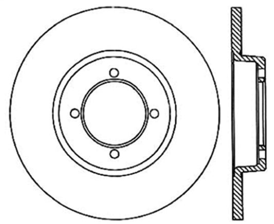 StopTech Slotted & Drilled Sport Brake Rotor - Torque Motorsport