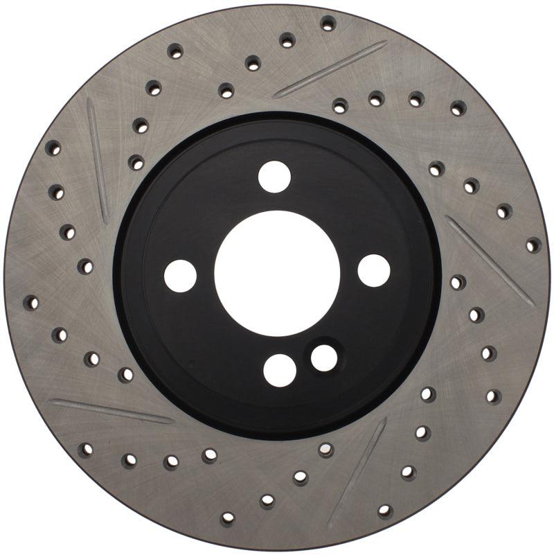 StopTech Slotted & Drilled Sport Brake Rotor 07-13 Mini Cooper - Torque Motorsport