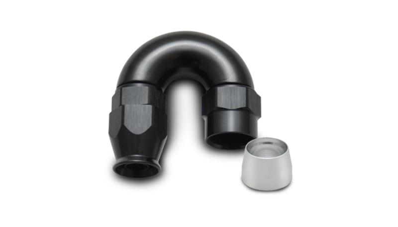 Vibrant -8AN 180 Degree Elbow Hose End Fitting for PTFE Lined Hose - Torque Motorsport