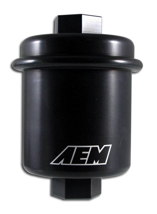 AEM 94-01 Acura Integra / 94-97 Honda Accord / 96-00 Civic / 97-01 Prelude Black Fuel Filter Kit - Torque Motorsport