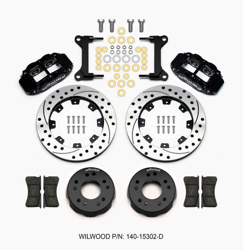 Wilwood Narrow Superlite 6R Front Kit 12.19in Drilled 63-87 C10 w/ Wilwood Pro Spindles - Torque Motorsport