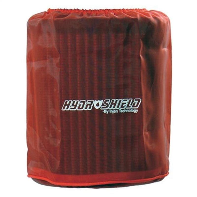 Injen Red Water Repellant Pre-Filter fits X-1021 6in Base / 6-7/8in Tall / 5-1/2in Top - Torque Motorsport