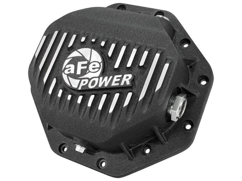 AFE Rear Differential Cover (Black Machined; Pro Series); Dodge/RAM 94-14 Corporate 9.25 (12-Bolt) - Torque Motorsport