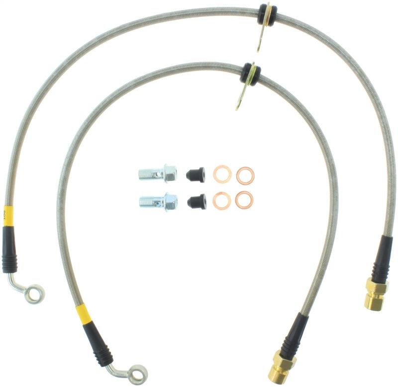 StopTech 10+ Camaro LS/LT V6 Stainless Steel Rear Brake Lines - Torque Motorsport