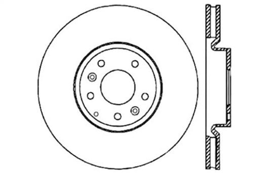 StopTech 04-09 Mazda RX-8 Slotted & Drilled Left Front Rotor - Torque Motorsport