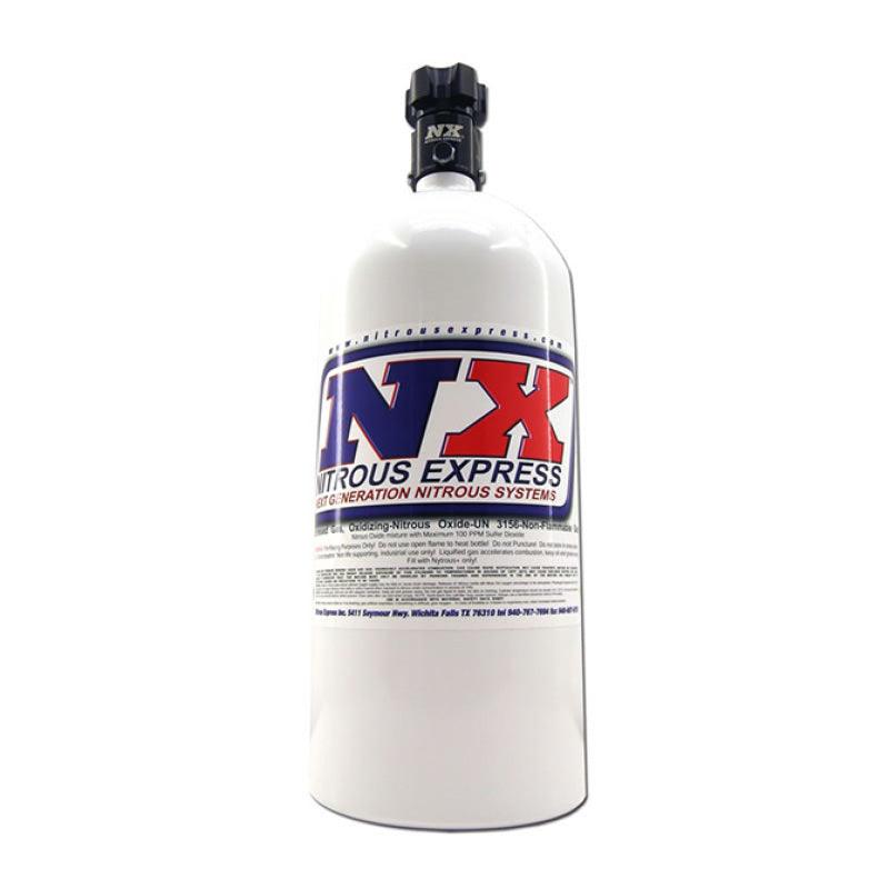 Nitrous Express 10lb Bottle w/Lightning 500 Valve (6.89 Dia x 20.19 Tall) - Torque Motorsport