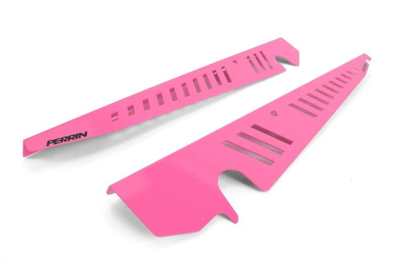 Perrin 2015+ Subaru WRX/STI Fender Shroud Set - Hyper Pink - Torque Motorsport