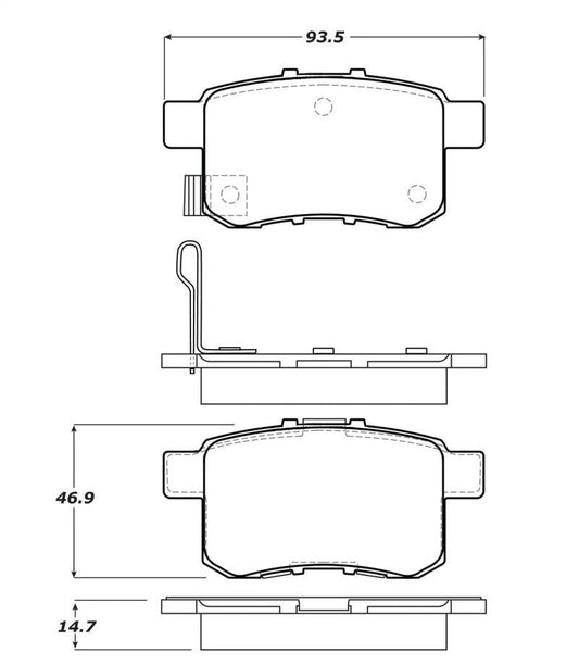 StopTech Performance Touring Brake Pads - Torque Motorsport