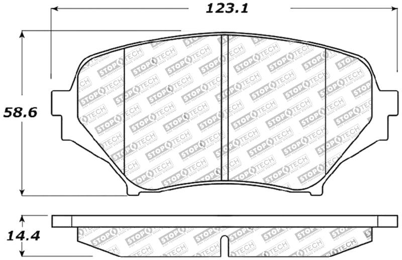 StopTech Performance 06-08 Mazda Miata MX-5 Front Brake Pads - Torque Motorsport