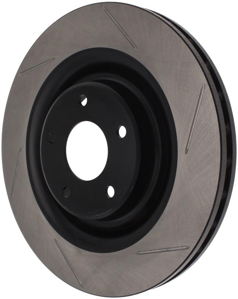 StopTech Power Slot 06-10 Chevrolet Corvette Front Left Slotted Rotor - Torque Motorsport