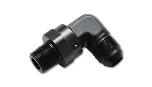 Vibrant -10AN to 3/8in NPT Male Swivel 90 Degree Adapter Fitting - Torque Motorsport