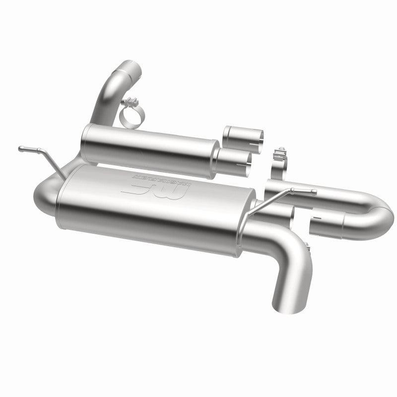 MagnaFlow 18-23 Jeep Wrangler JL 2.0L/3.6L Overland Series Axle-Back Exhaust - Torque Motorsport