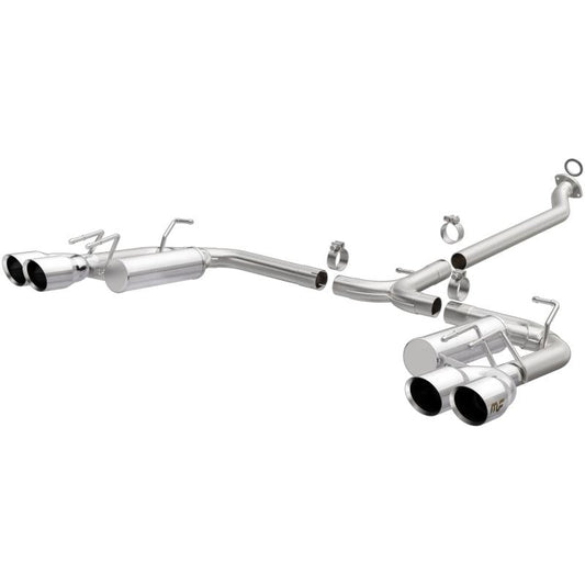 MagnaFlow 18-19 Toyota Camry XSE 2.5L (FWD) Street Series Cat-Back Exhaust w/4in Polished Quad Tips - Torque Motorsport