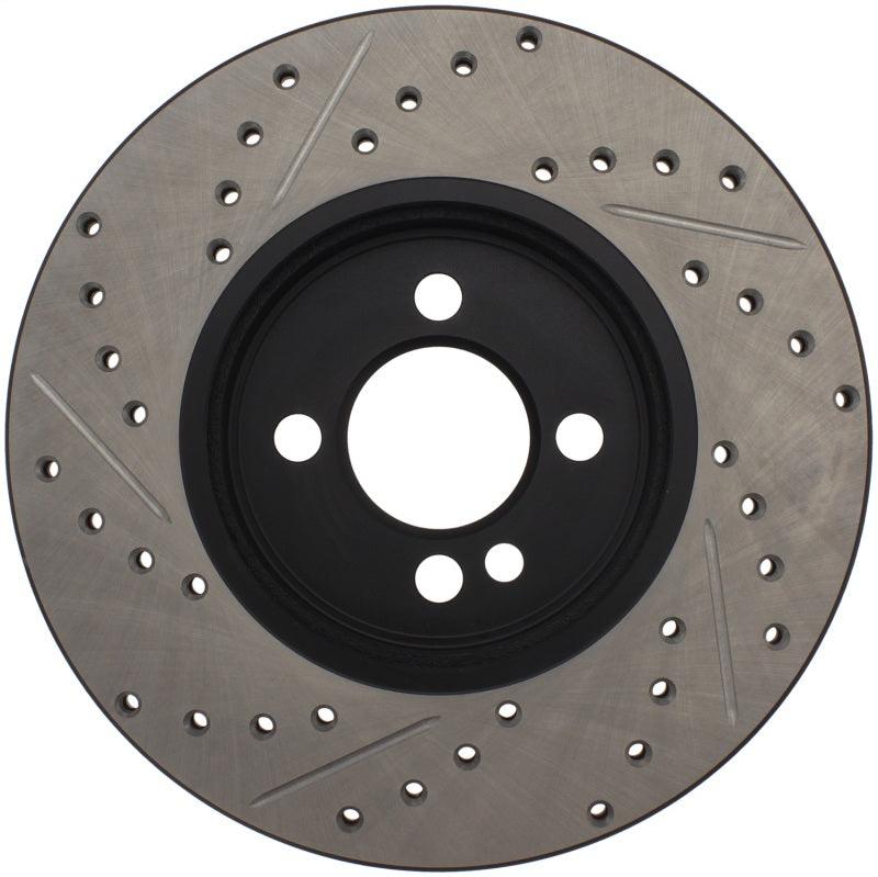 StopTech Slotted & Drilled Sport Brake Rotor 07-13 Mini Cooper - Torque Motorsport