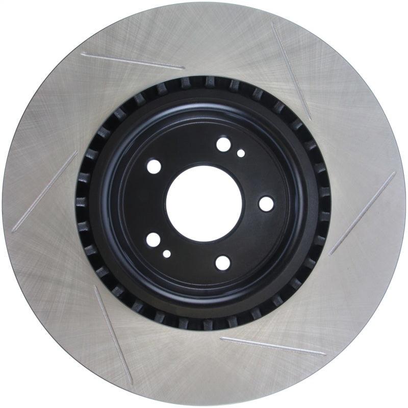 StopTech Power Slot 10 Hyundai Genesis Coupe Track Front Right Slotted Rotor - Torque Motorsport