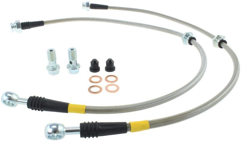 StopTech 03-08 Infiniti FX35/FX45/FX50 Stainless Steel Front Brake Lines - Torque Motorsport